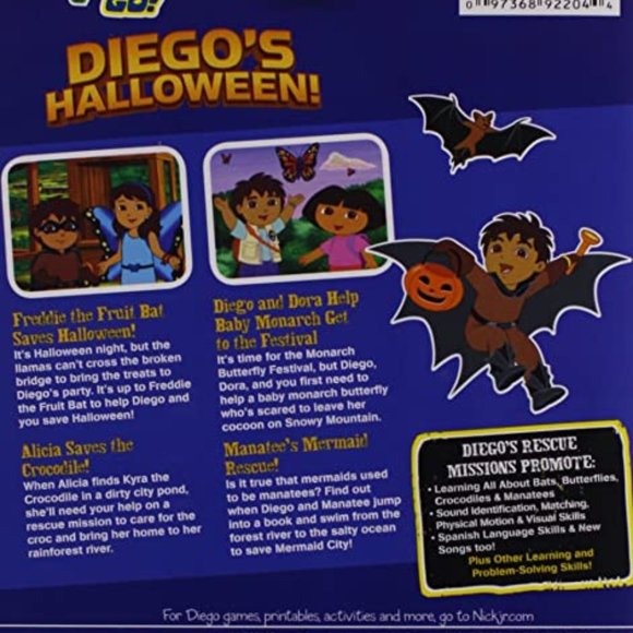 Go Diego Go!: Diego's Halloween [DVD] - Picture 2 of 2